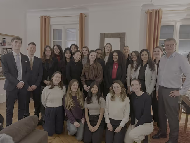 Christmas Party with my Sciences Po students December 2024